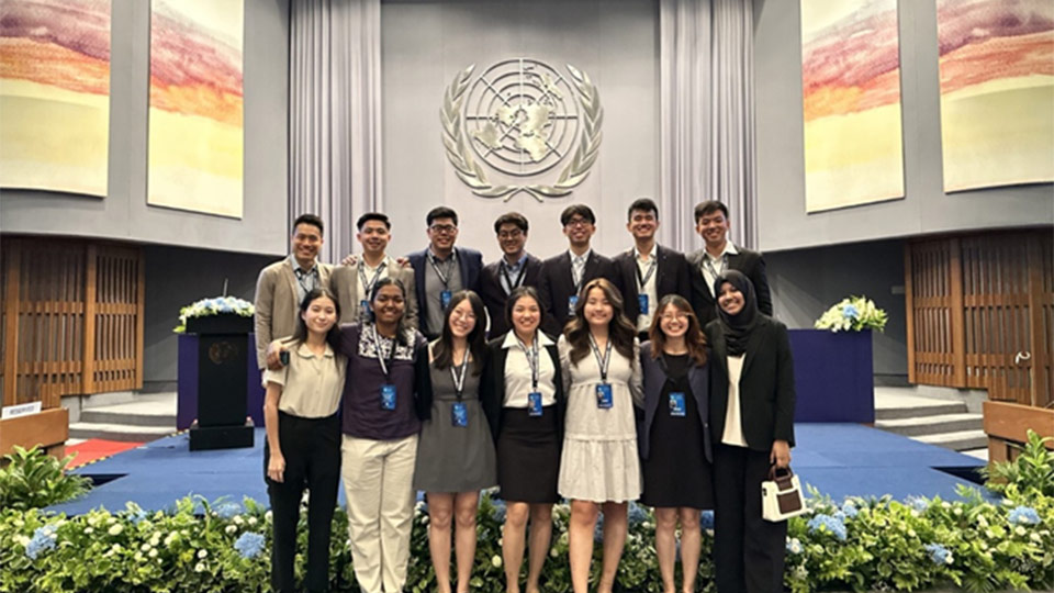 Delegates at the United Nations Conference Centre