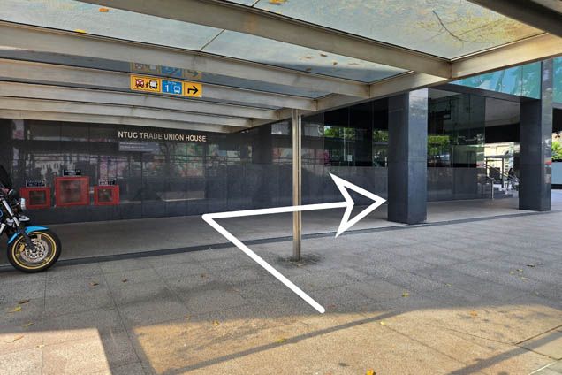 Train: Bras Basah MRT Exit A