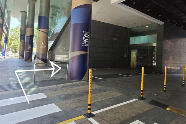 Step 3 from Bras Basah Station Exit A