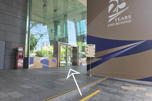 Step 3 from Bras Basah Station Exit A