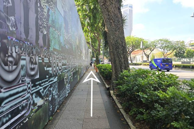 Step 3 from Bras Basah Station Exit A