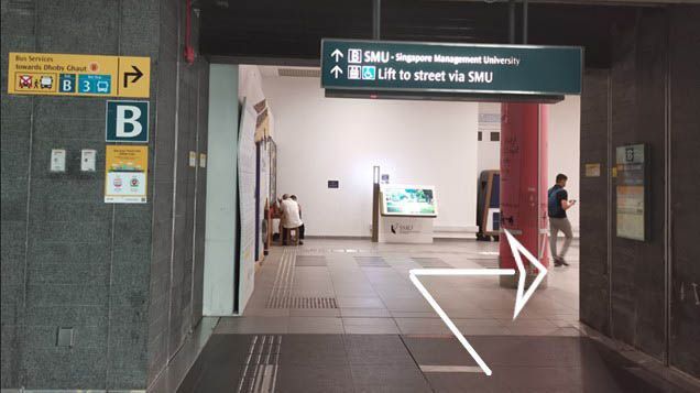 Bras Basah Station Exit B