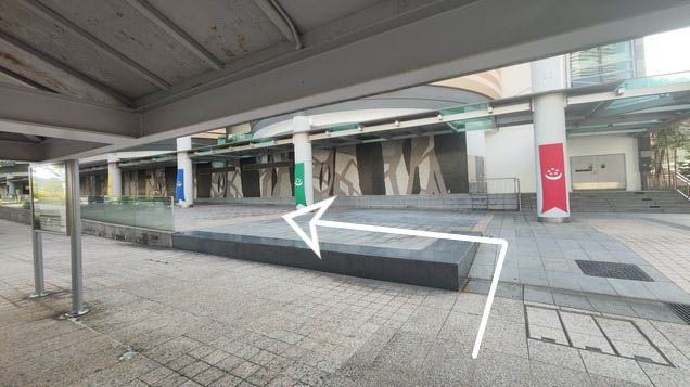 Alight at the bus stop