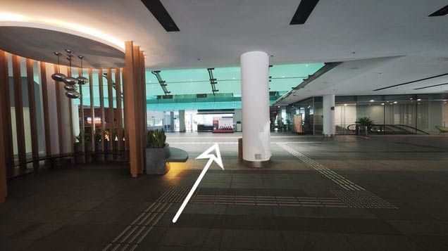 Alight at LKCSB drop-off point