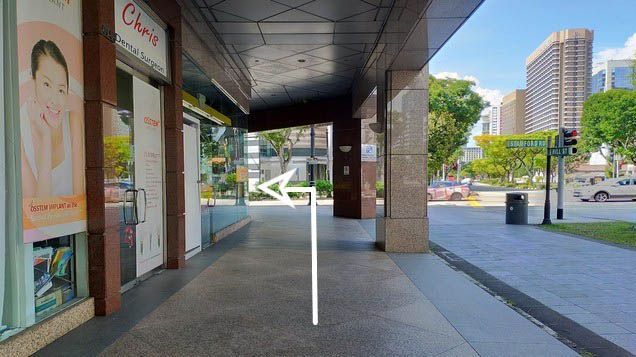 Walk straight and turn left after Cheers