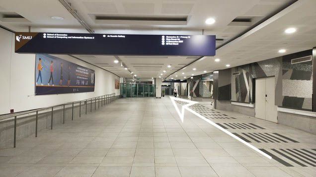 Walk on after Bencoolen Station Exit C