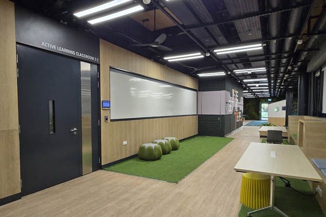 Classrooms will be on your left