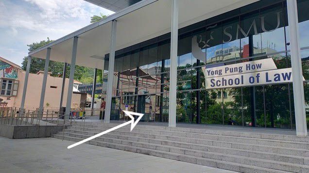 Enter the YPHSL building