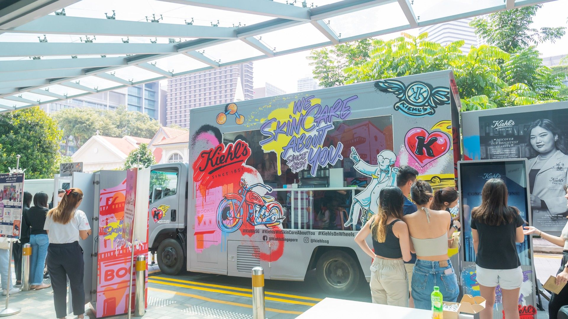 Truck at Li Ka Shing Drop off point