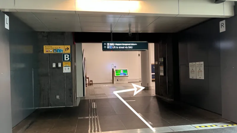Bras Basah MRT (CC2) Exit B