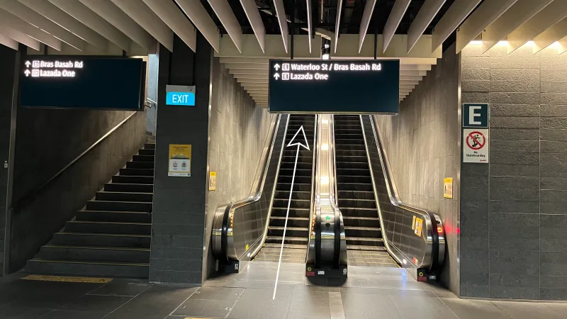 Bras Basah MRT (CC2) Exit E