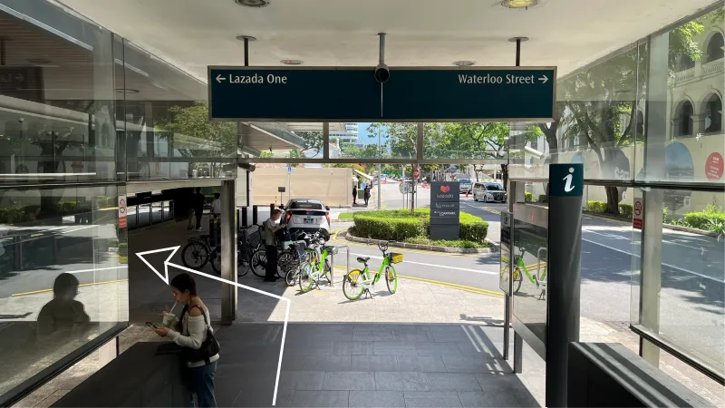 Bras Basah MRT (CC2) Exit E