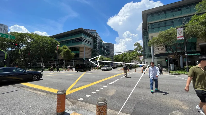 Cross the junction
