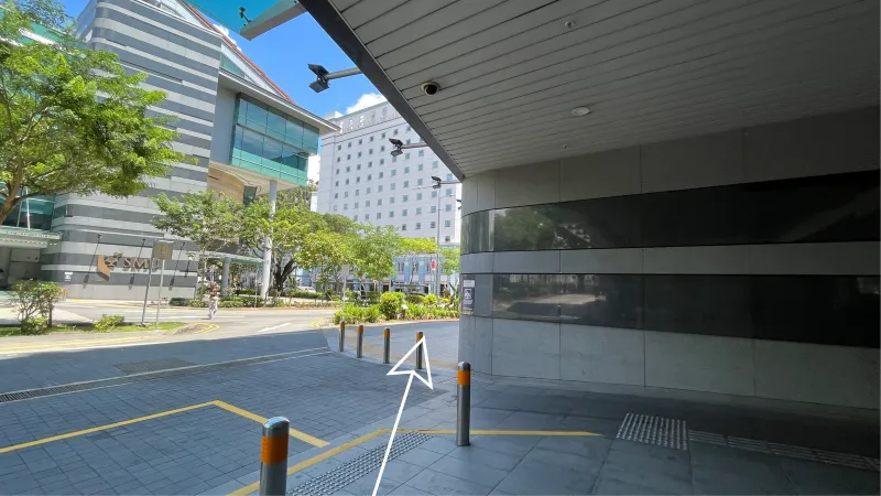 Walk towards Bras Basah Road