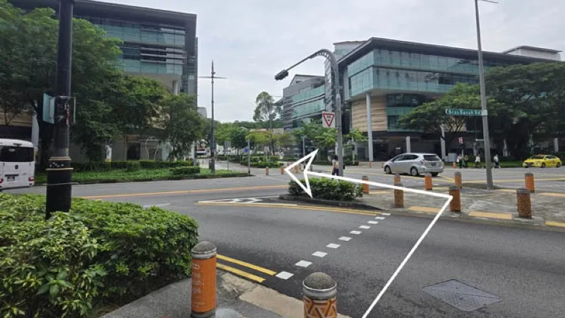 Cross the junction