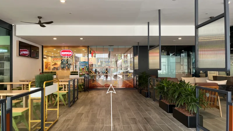 Enter the Lazada One building