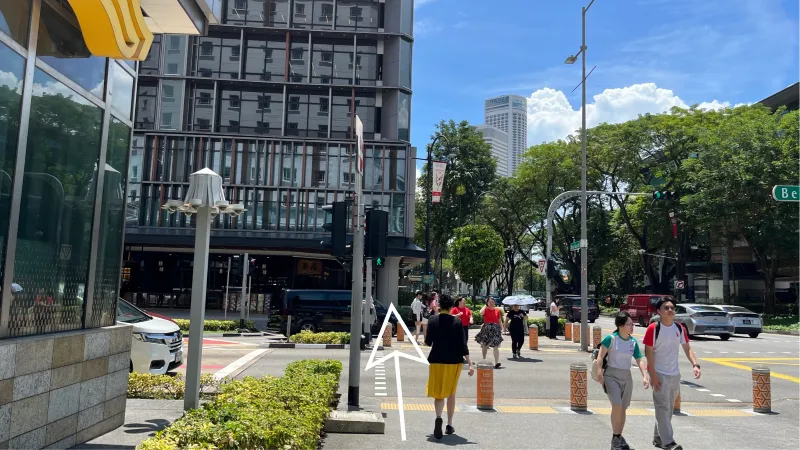 Road to Lazada One building
