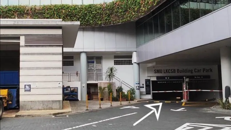 LKCSB carpark entrance