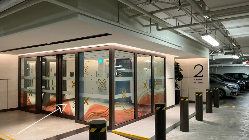 Enter the Lazada One building