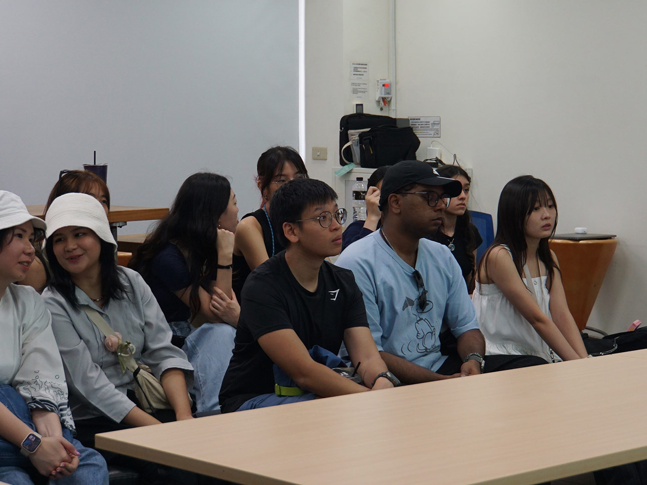 Listening attentively