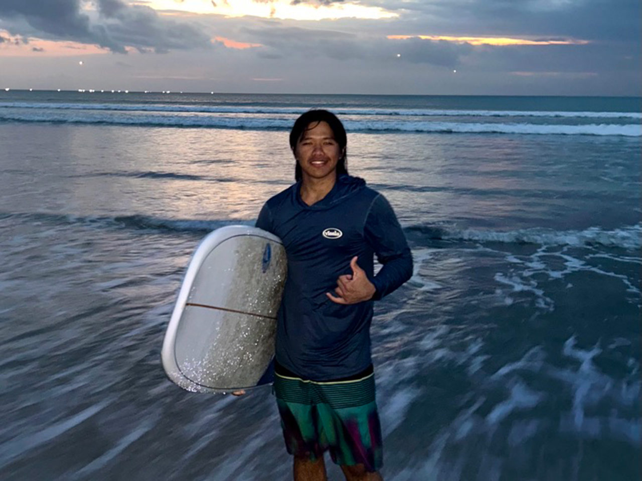 Out at the beach