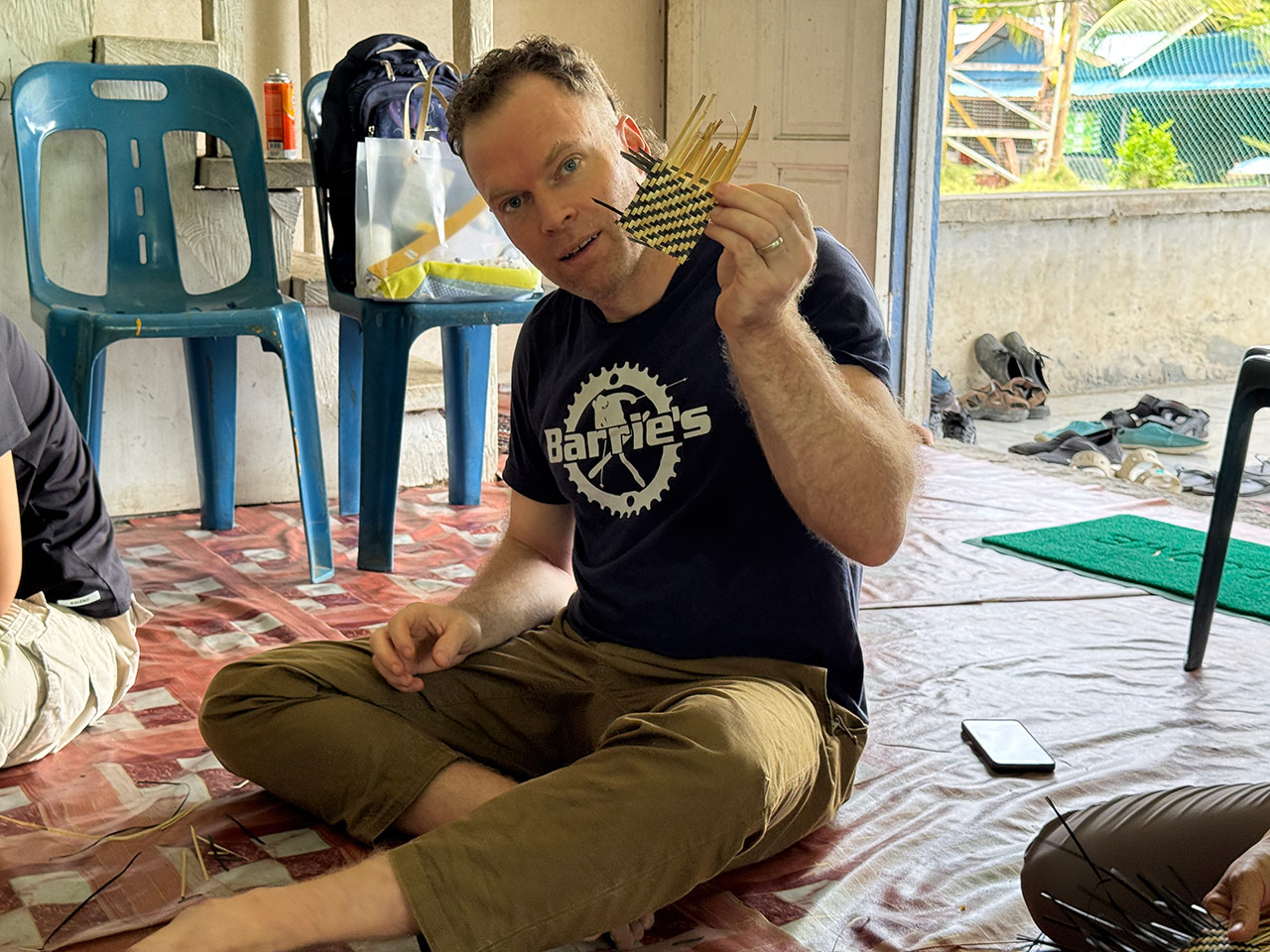 Sonny and his handicraft